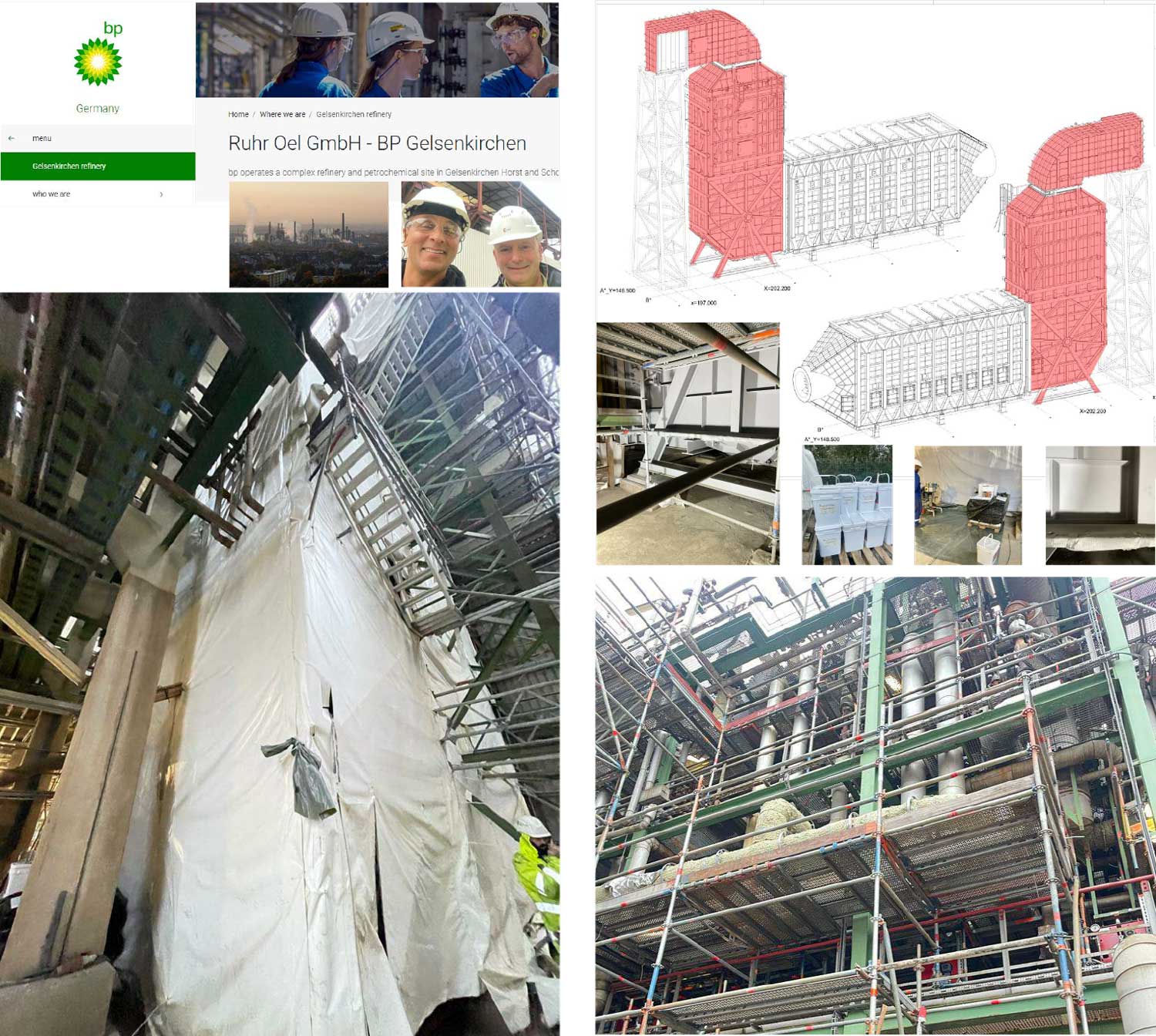 Termoizolacija BP postrojenja u izvedbi XERVON Oberflächentechnik GmbH u Nemačkoj