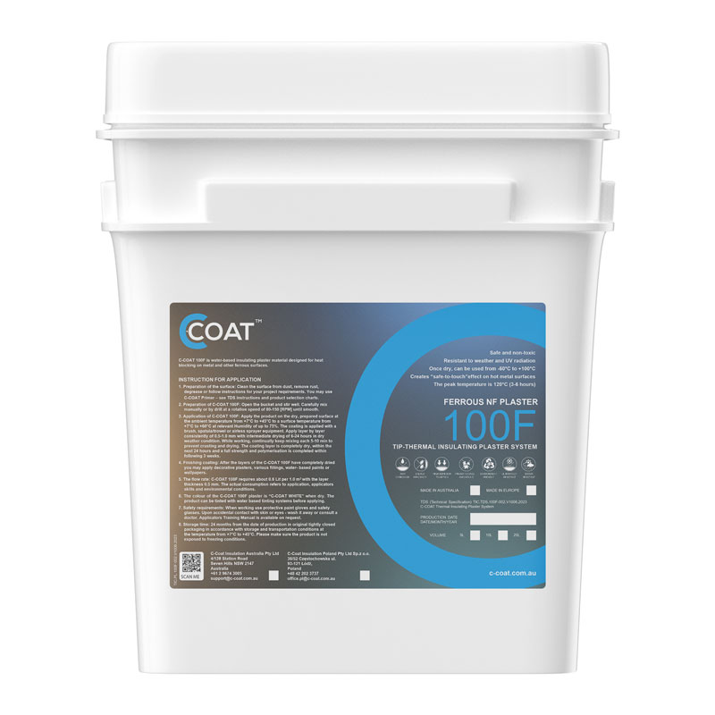 C-COAT 100F termoizolacioni malter za crne metale